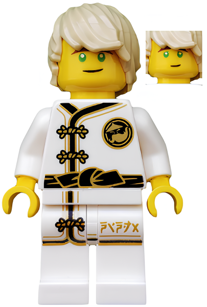 Минифигурка LEGO Ninjago Lloyd - White Wu-Cru Training Gi, Tousled Hair njo429 U